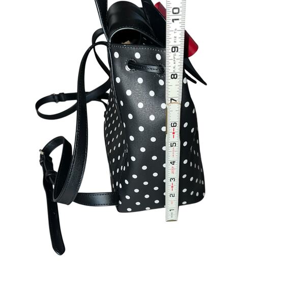 Disney X Kate Spade polka dot Minnie Mouse bows minnie Ears leather backpack